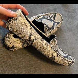 M Gemi Snakeskin Driving shoes Size 38.5 (8)